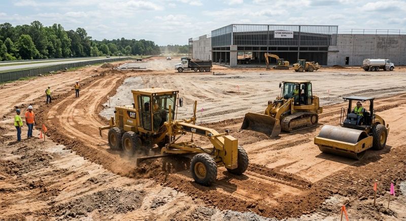 Parking Lot Excavation in Katy, TX