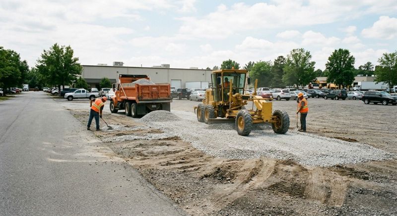 Parking Lot Gravel Repair in Canton, GA